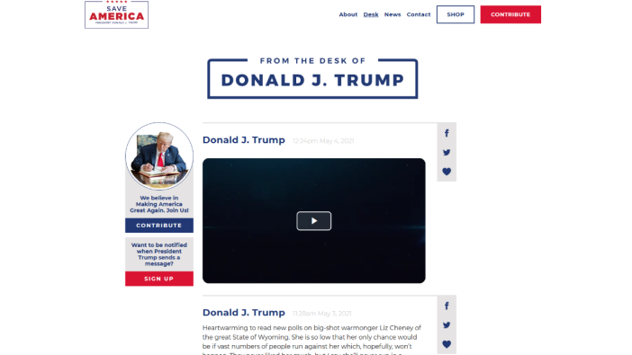Trump özel sosyal iletişim platformu kurdu