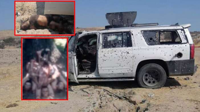 Meksika'da kanlı kartel savaşları! Bu görüntülere yürek dayanmaz