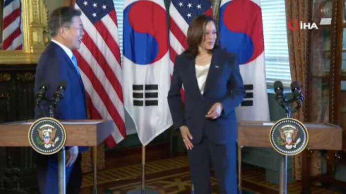 Kamala Harris'ten olay hareket