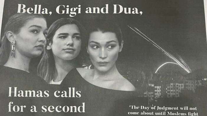 Dua Lipa ve Hadid kardeşler için skandal ilan