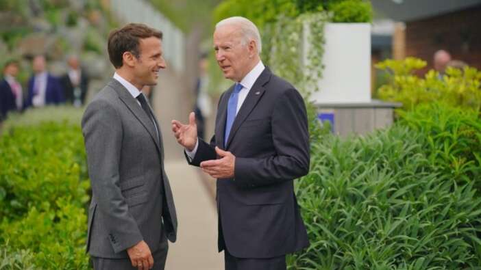 Aralarından su sızmıyor! Macron: Amerika geri döndü!
