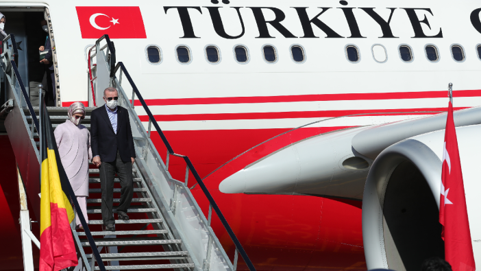 Cumhurbaşkanı Erdoğan NATO Zirvesi için Brüksel'de