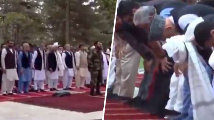 Bayramda hain saldırı! Cumhurbaşkanı namaz kılarken roketler peş peşe düştü!