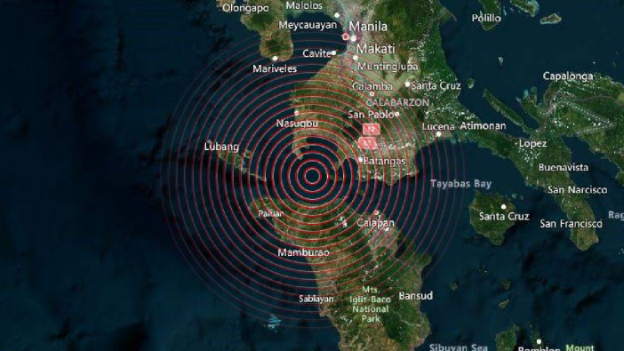 Filipinler'de 6,7 büyüklüğünde deprem