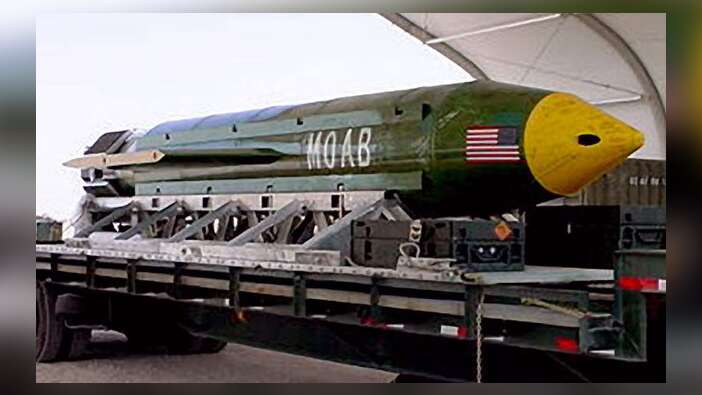Afganistan'a 10 tonluk bomba