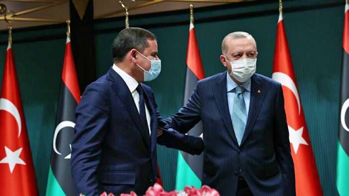 Cumhurbaşkanı Erdoğan, Libya Başbakanı Dibeybe'yi ağırladı!
