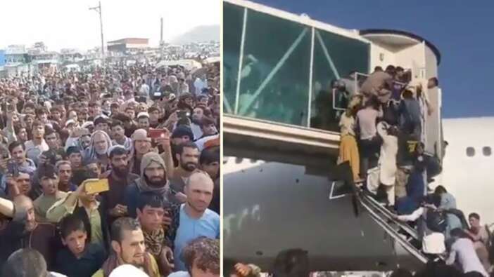 Kabil'de Taliban'a "Hoşgeldin" karşılaması