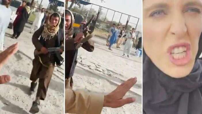 Dünyanın gözü önünde dehşet: Taliban, canlı yayında CNN ekibine saldırdı!