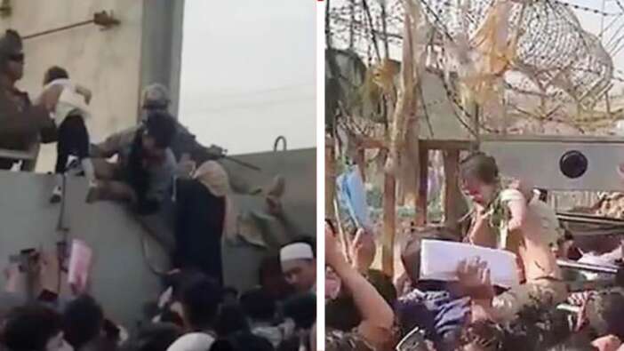 Taliban'ın zulmünden kaçamayan anneler, bebeklerini dikenli teller üzerinden yabancı askerlere verdi