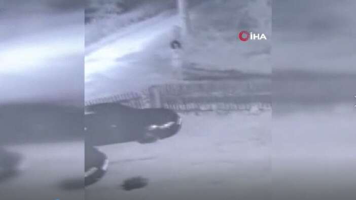 Kadın kılığına girip araba çaldı, polisin dikkatinden kaçamadı!