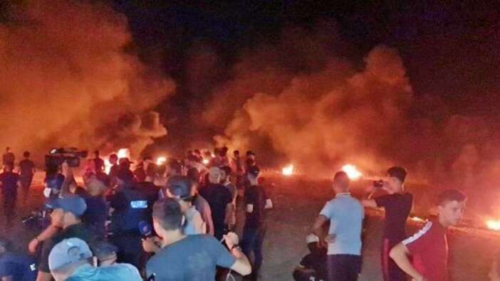 İsrail gazetecileri gaza boğdu, 2'si ağır 11 Filistinliyi yaraladı