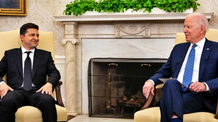 Ukrayna Devlet Başkanı Zelenskiy, Beyaz Saray'da!