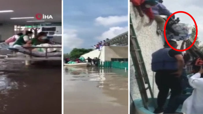Hastaneyi sel vurdu! 16 hasta öldü, kuvözler çatıdan kurtarılabildi