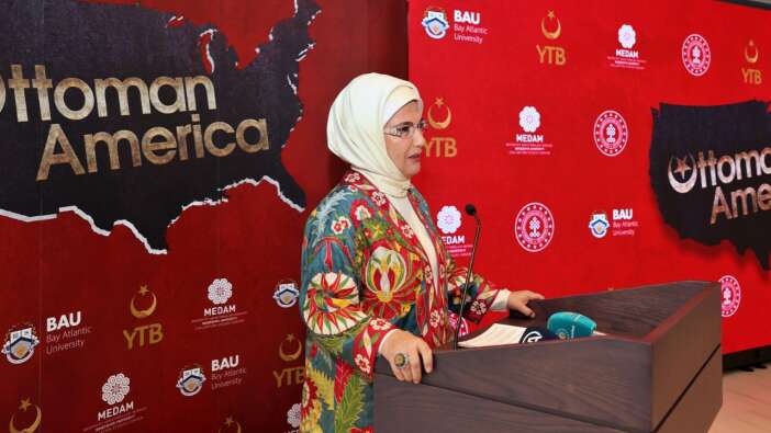 Emine Erdoğan, 'Osmanlı'nın Amerikası' belgeselinin tanıtımına katıldı!