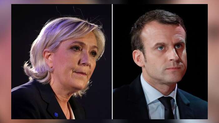 Fransa Cumhurbaşkanlığı seçimlerinde Macron ve Le Pen ikinci tura kaldı