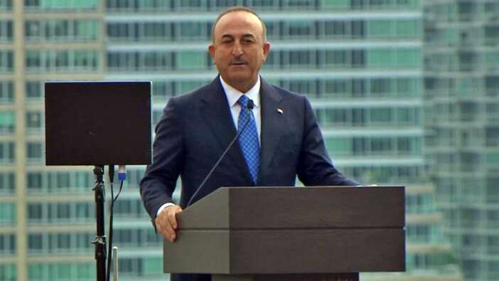 Dışişleri Bakanı Çavuşoğlu'ndan New York'ta diploması atağı!