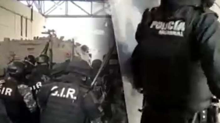 Dünya korkuyla izliyor: Cezaevine tankla girdiler