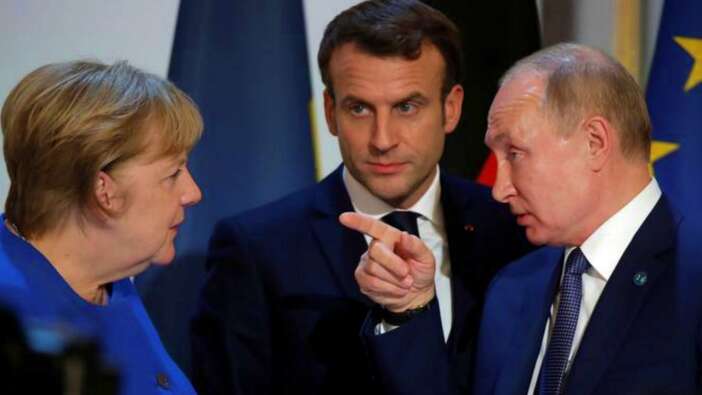 Putin, Merkel ve Macron telefonda Ukrayna'yı görüştü!