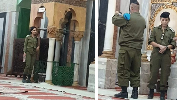 İsrail askerlerinden Harem-i İbrahim Camii’ne baskın