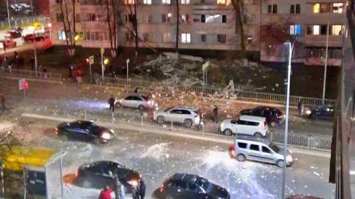 Beş katlı binada doğal gaz patlaması gerçekleşti!
