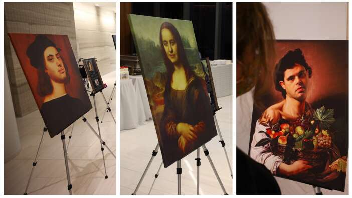 "Down sendromlu Mona Lisa" farkındalık yaratmak için New York'ta