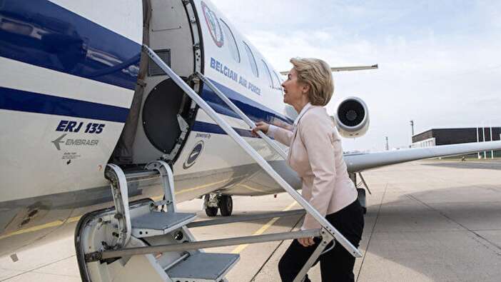 AB Komisyonu Başkanı Leyen'e Alman basınından özel jet eleştirisi