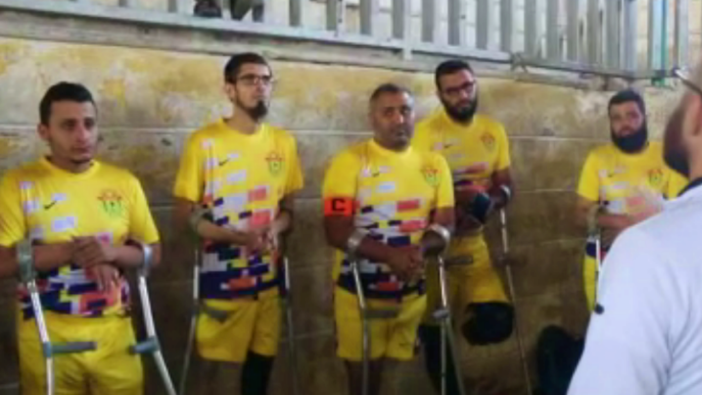 İdlib ve Afrin ampute futbol takımlarının maçı ilgi çekti!