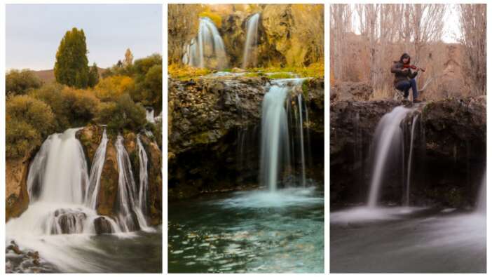 Muradiye Şelalesi fotoğraf tutkunlarını ağırlıyor
