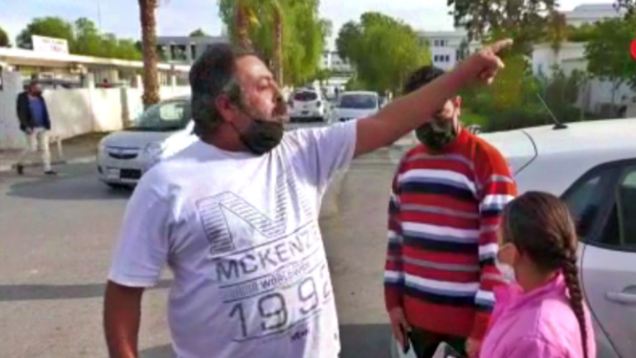 Öfkeli baba, KKTC Sağlık Bakanlığı'nı bastı!