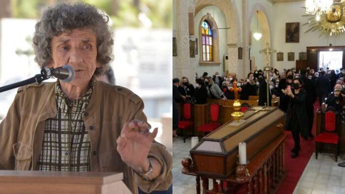 Evinde ölü bulunan Lina Nasif son yolculuğuna uğurlandı