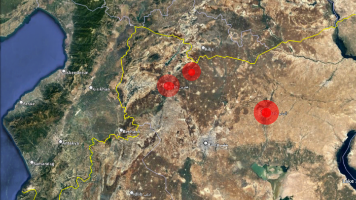 Sınırın hemen ötesinde art arda bombalı saldırılar yaşanmaya başladı!