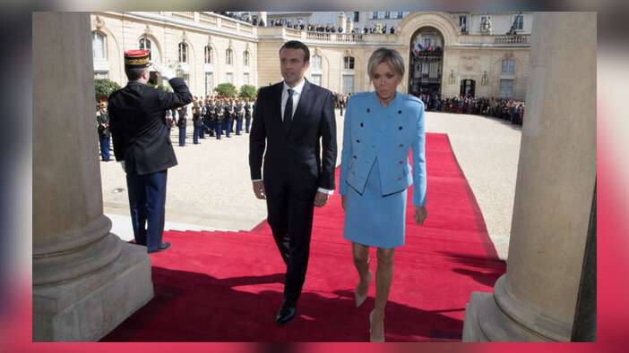 Fransa'nın yeni First Lady'sine ödünç elbise!