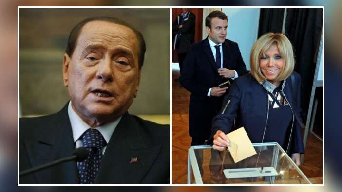 Berlusconi kendi yaşına bakmadı, Macron'un eşine laf etti...
