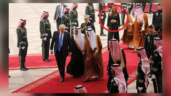 Trump'ın Suudi Arabistan ziyaretinde dikkat çeken anlar!