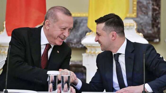 Zelenskiy: Ukrayna'nın yanında olduğu için Erdoğan'a minnettarım