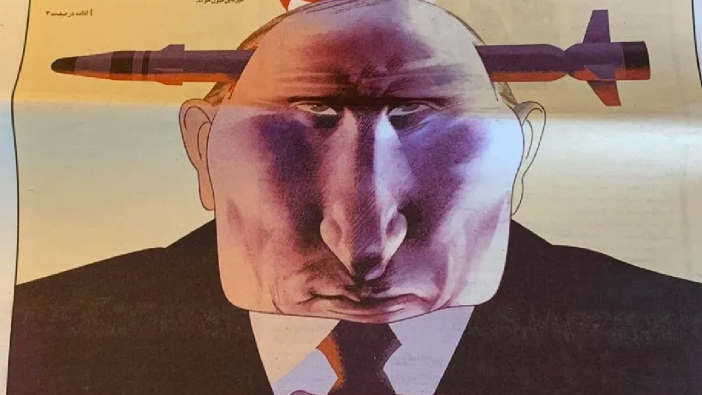 Rusya lideri Putin'i kızdıracak karikatür İran'dan geldi