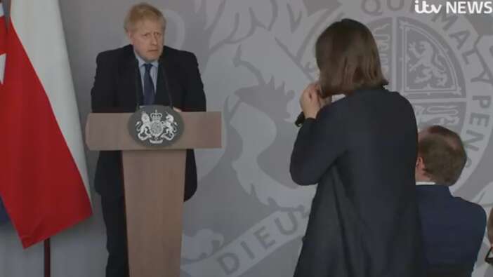 Ukraynalı gazeteci, İngiltere Başbakanı Johnson'a isyan etti: Kiev'e gelmiyorsun çünkü korkuyorsun
