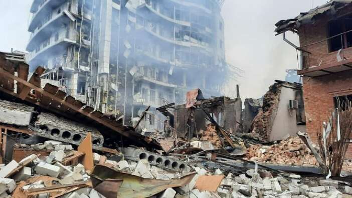 Rusya, Ukrayna’da bin 500'den fazla konut ve 34 hastaneyi vurdu