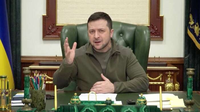 Zelenskiy meydan okudu: Düşman, Kiev'e ancak hepimizi yok etmesi halinde girebilir!