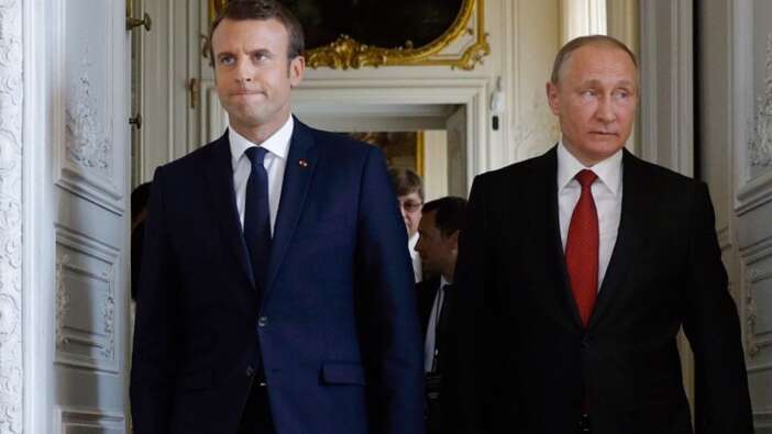 Putin ve Macron, Ukrayna’da ateşkes konusunu görüştü