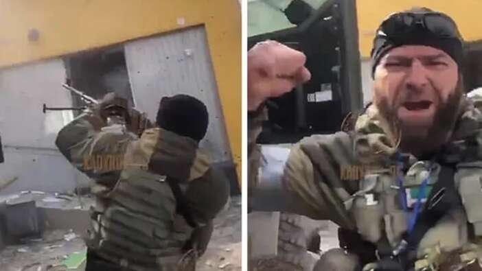 Çeçen askerlerin o anları sosyal medyada gündem oldu: Ağır silahlarla ateş edip tekbir getirdiler