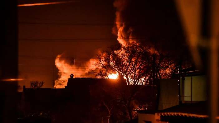 Lviv, roket saldırısı sonrası böyle görüntülendi