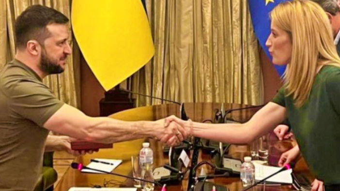 Savaş başladığından beri ilk kez bir AB kurumu Kiev'i ziyaret etti!