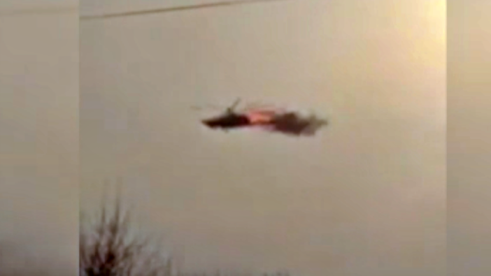 Ukrayna ordusunun Rusya'ya ait Mi-28 helikopterini vurduğu anlar!