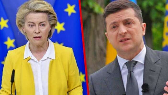 AB'ye girişin ilk işareti: Von Der Leyen, Zelenskiy'e o anketi verdi!