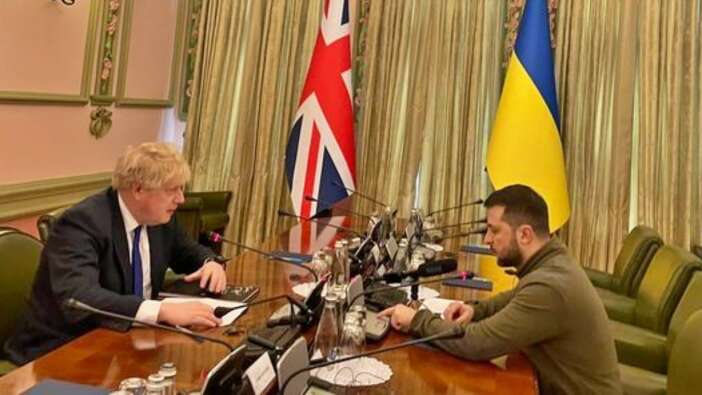 İngiltere liderinden Kiev'e sürpriz ziyaret! Zelenskiy ile görüşüyor!