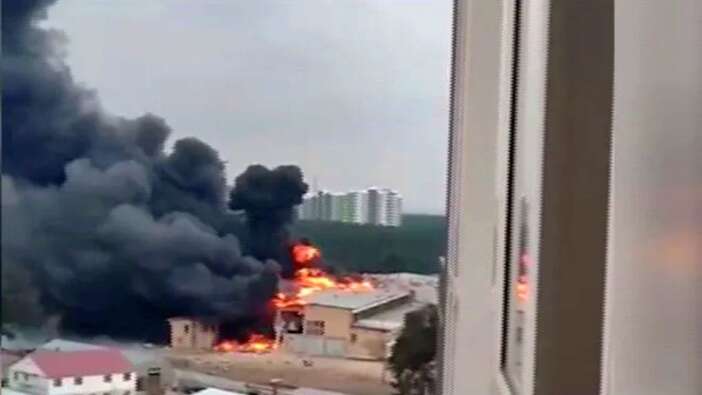 Rusya'dan Kiev'e yeni saldırı: Askeri tesis vuruldu!