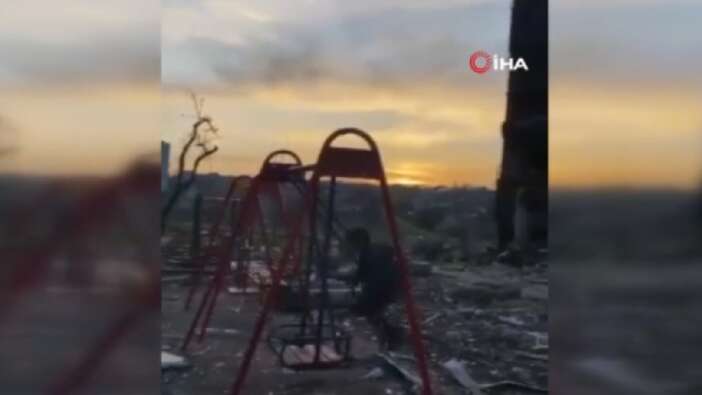 Savaşın harabeleriyle çevrili Mariupol'da çocuk olmak! O görüntü yürek burktu