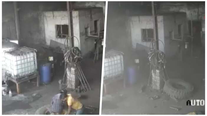 Şişirdikleri buldozer lastiği bomba gibi patladı! 2 kişi hayatını kaybetti