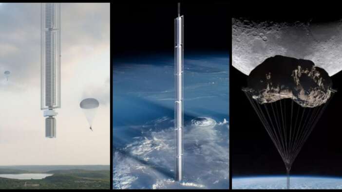 Temeli bir asteroite atılacak bu bina, ters şekilde dünyaya uzanacak!